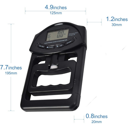 Gripmaster - Digitales Handmessgerät Für Präzise Griffkraftmessungen Bis 90 Kg-2