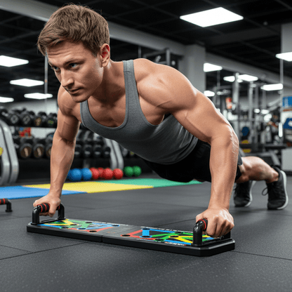 FLEXIFIT – Tavola pieghevole push-up per allenamento muscolare versatile