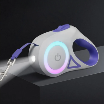 Automatische Hundeleine mit integriertem Licht-2