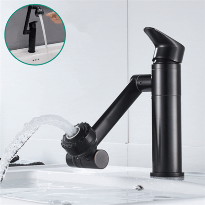FLEXISPOUT - Flexible 360° tap with spray function for washbasins
