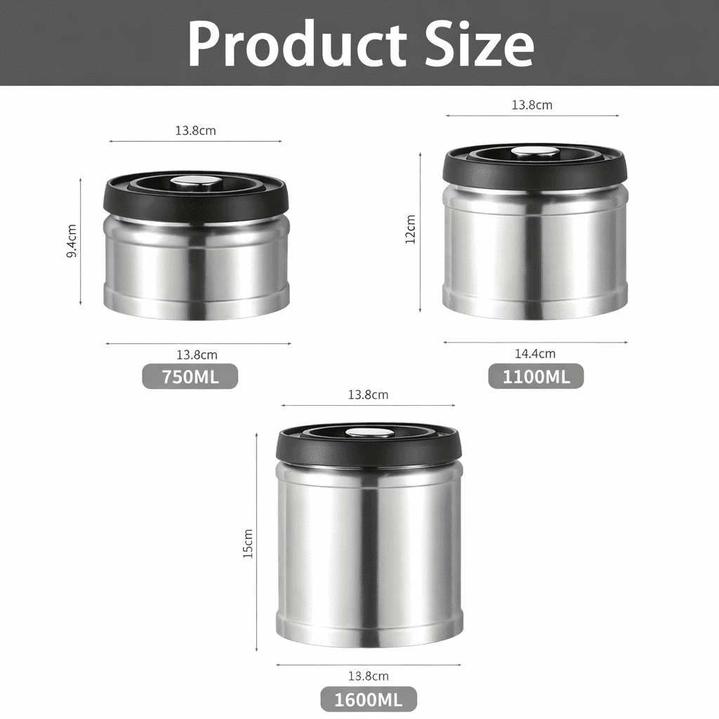 VACUVA – Vakuumversiegelte Frische für Kaffee und Trockenlebensmittel 7