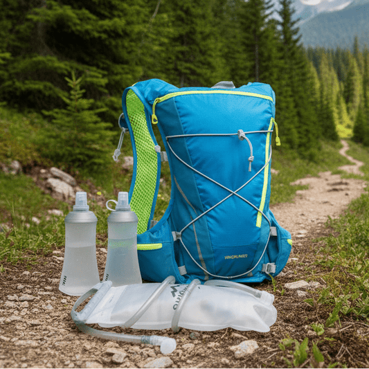 VENTRAIL – Atmungsaktiver 8-Liter-Trinkrucksack mit 1,5-Liter-Trinkblase für Laufen und Radfahren 0
