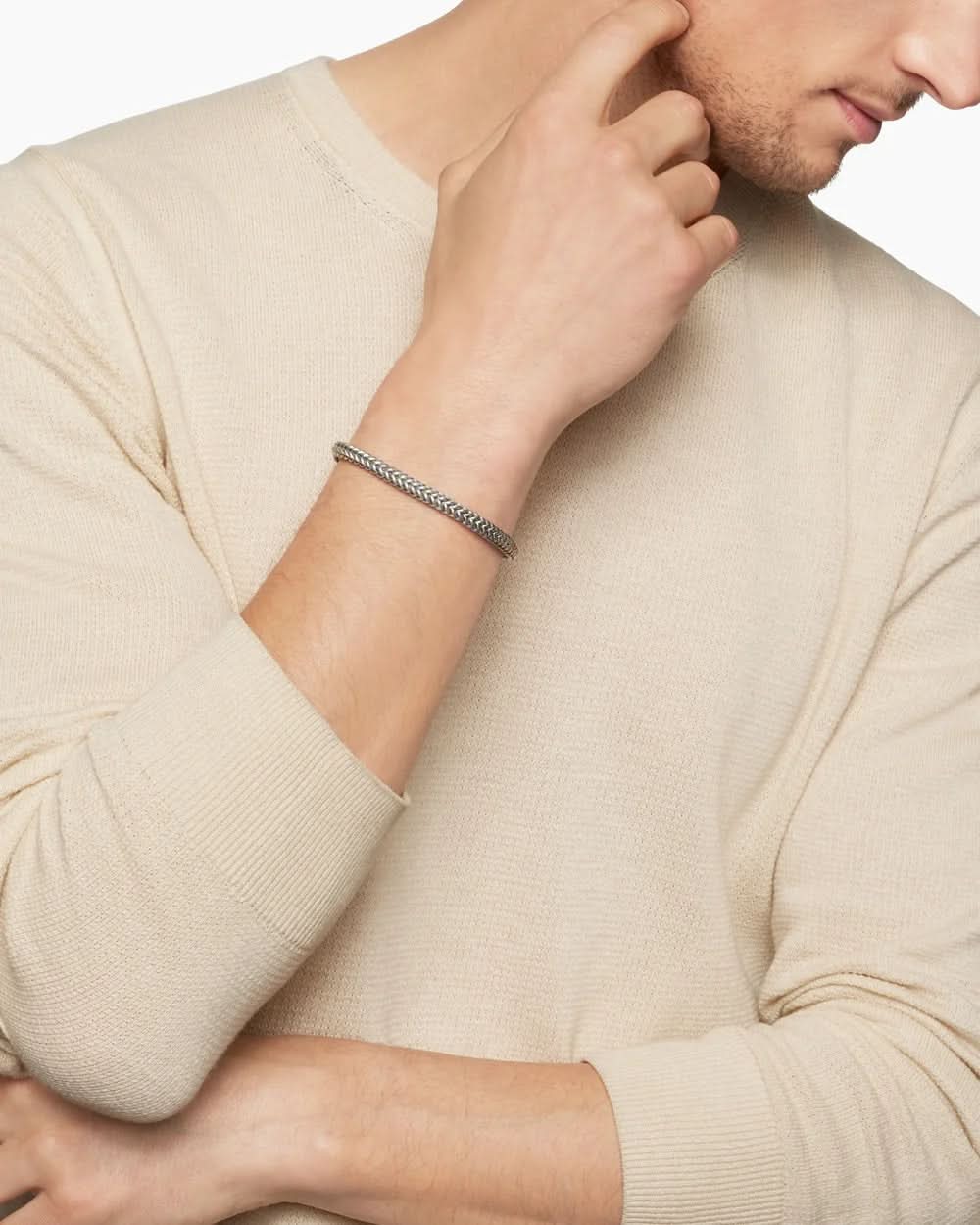 VEXARI – Chevron-Perlenarmband aus wasserdichtem Edelstahl 0