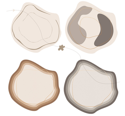 VISTALINE – Eleganter, geometrischer Polyesterteppich für stilvolle Wohnräume, dekorativer Komfortteppich 5