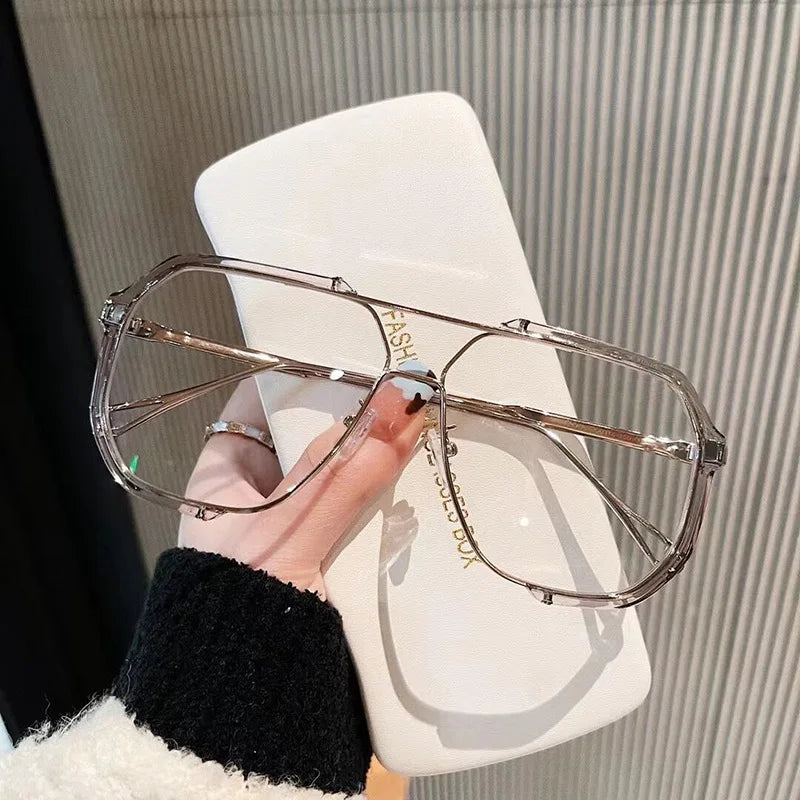 OVERSIZE SHADE - Square women's sunglasses with UV400 & colour change lenses