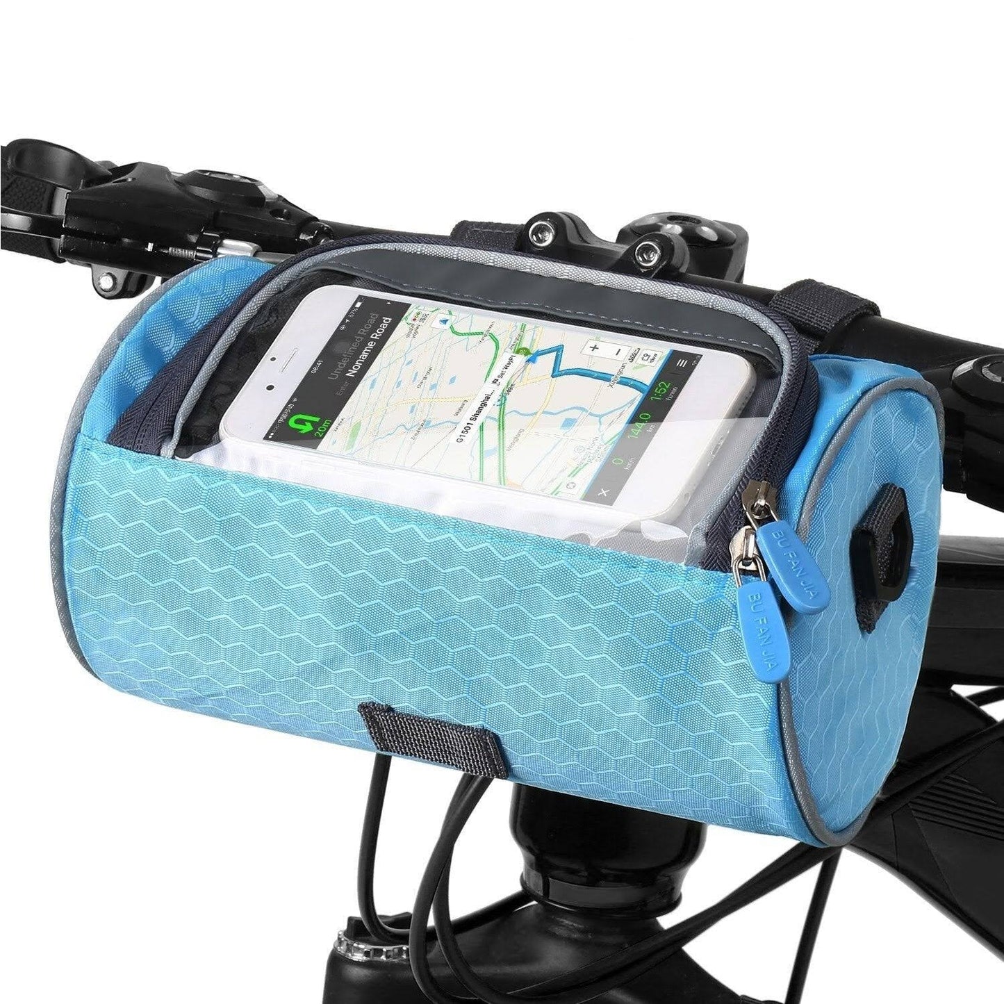 RIDEBAG – Waterproof Bicycle Handlebar Bag with Touchscreen Access