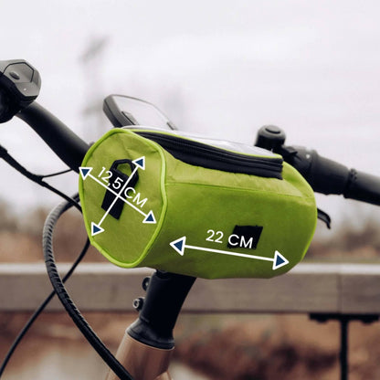 RIDEBAG – Waterproof Bicycle Handlebar Bag with Touchscreen Access