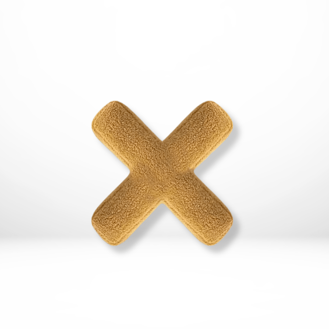 MONOGRA – Coussin lettres en velours pour accents personnels dans la décoration intérieure