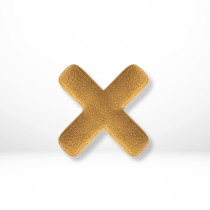 MONOGRA – Coussin lettres en velours pour accents personnels dans la décoration intérieure