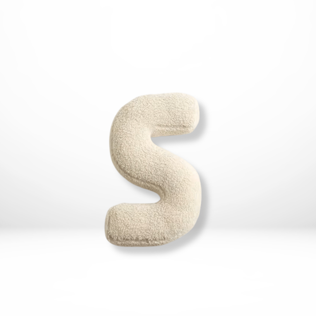 MONOGRA – Coussin lettres en velours pour accents personnels dans la décoration intérieure