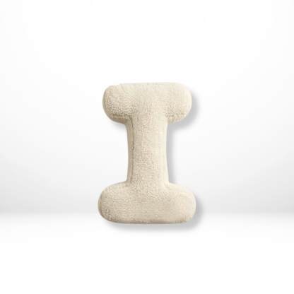 MONOGRA – Coussin lettres en velours pour accents personnels dans la décoration intérieure