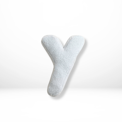 MONOGRA – Coussin lettres en velours pour accents personnels dans la décoration intérieure