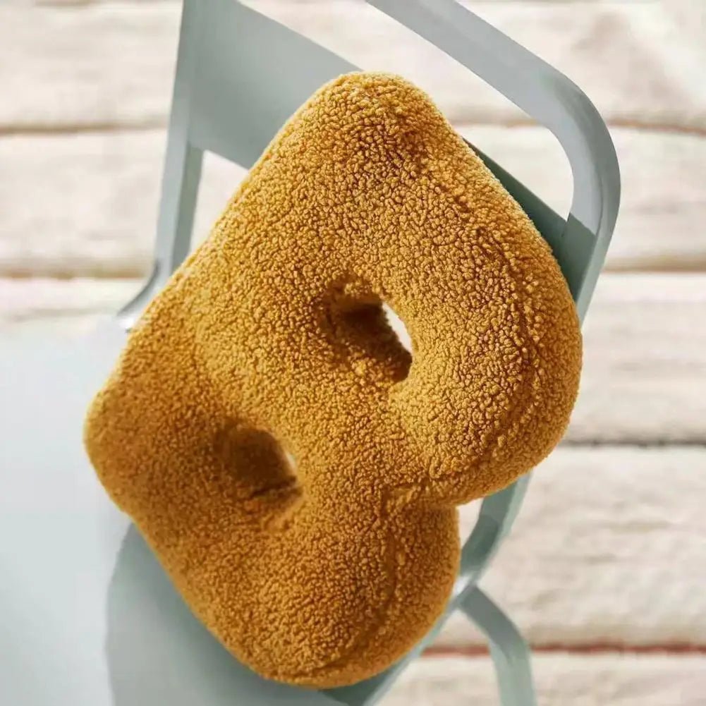 MONOGRA – Coussin lettres en velours pour accents personnels dans la décoration intérieure