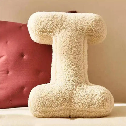 MONOGRA – Coussin lettres en velours pour accents personnels dans la décoration intérieure