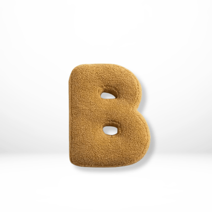 MONOGRA – Coussin lettres en velours pour accents personnels dans la décoration intérieure