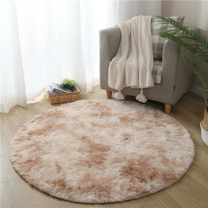 Velvéri Luxe FluffyMat Teppich | Ultraweicher, runder Plüschteppich für eine gemütliche Wohn- und Schlafzimmerdekoration 1