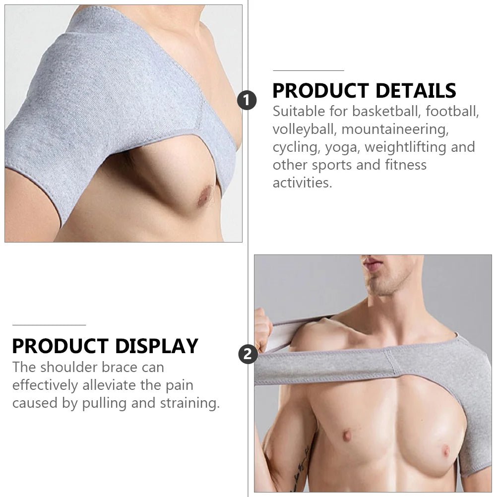 PowerPad – Support d'épaule réglable avec coussins de fitness ergonomiques