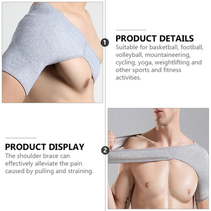 PowerPad – Support d'épaule réglable avec coussins de fitness ergonomiques