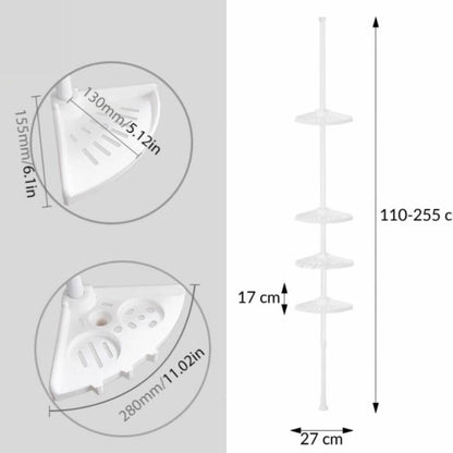 STORIX – Adjustable Bathroom Shelf for Optimal Space Organization