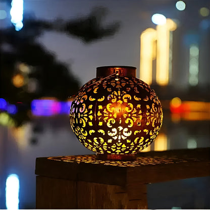 LUMINA GARDEN - Vintage solar garden light for timeless elegance