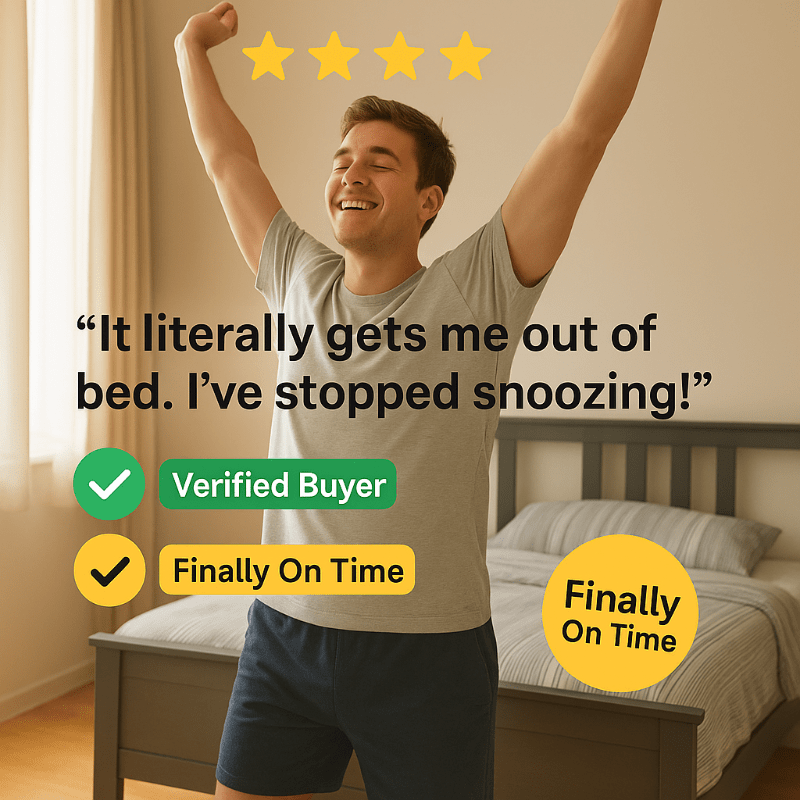 WAKESTEP – Intelligenter Teppichwecker mit Drucksensor für Tiefschläfer 5