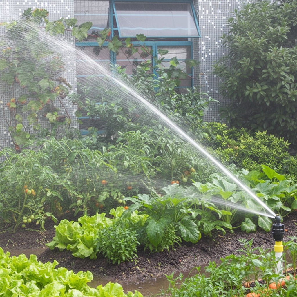 WATERGLIDE – Leichtgängiger, um 180 Grad drehbarer Regner für effiziente Gartenbewässerung 1