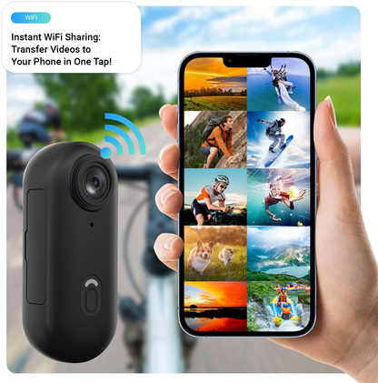 WAVECAM Pro – 4K wasserdichtes Action-Kamera-Paket mit Halterungen und SD-Karte 8