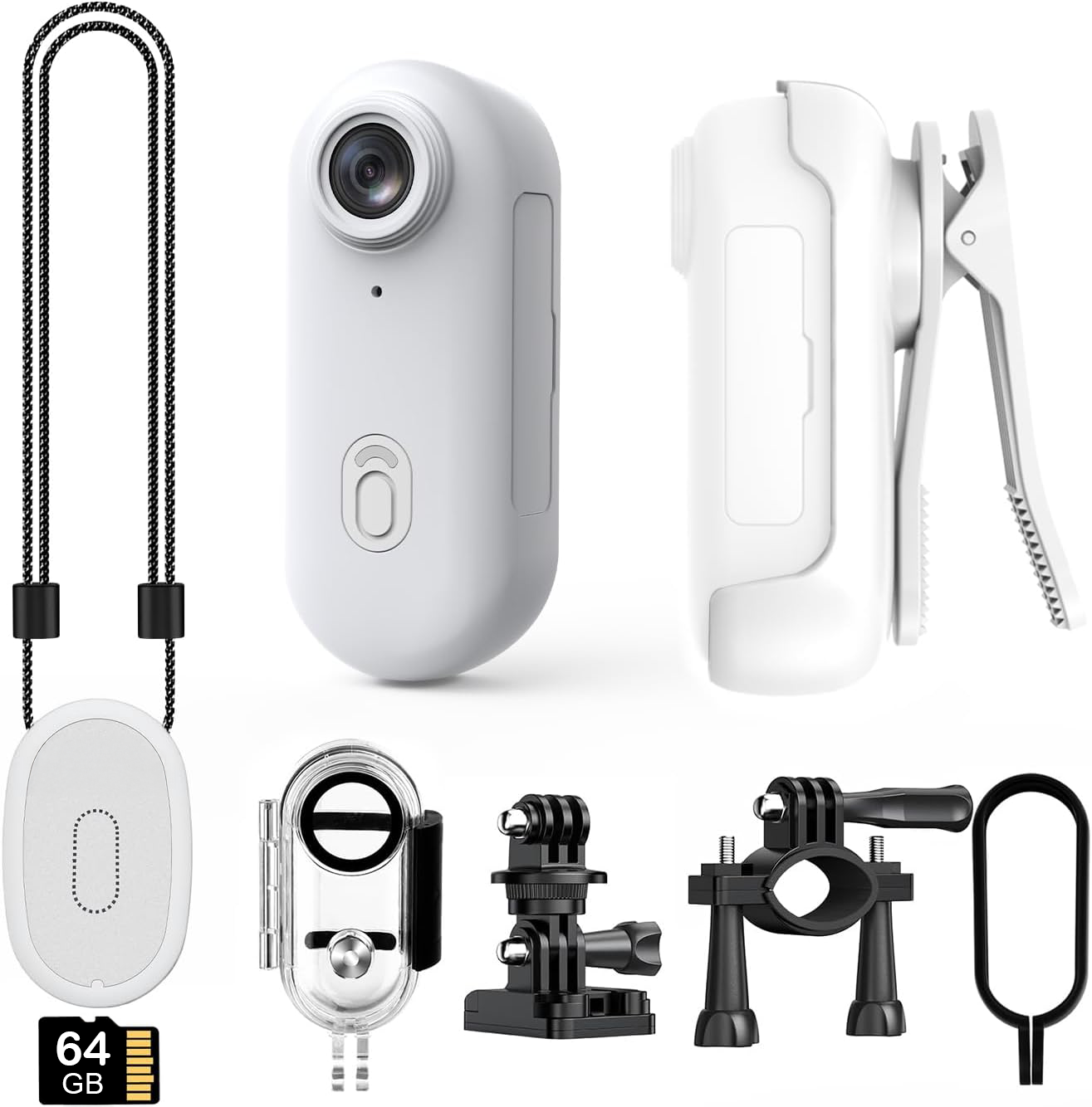 WAVECAM Pro – 4K wasserdichtes Action-Kamera-Paket mit Halterungen und SD-Karte 9