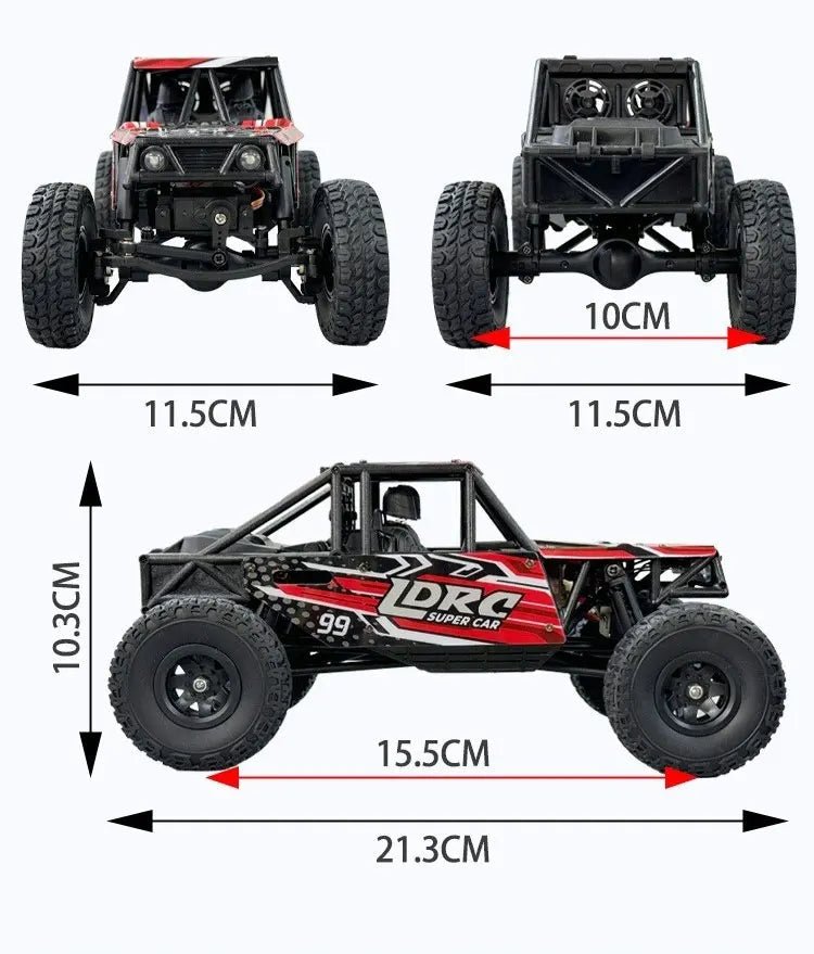 WILDTRAX – 1:18 4WD Offroad-RC-Auto mit hoher Geschwindigkeit 8