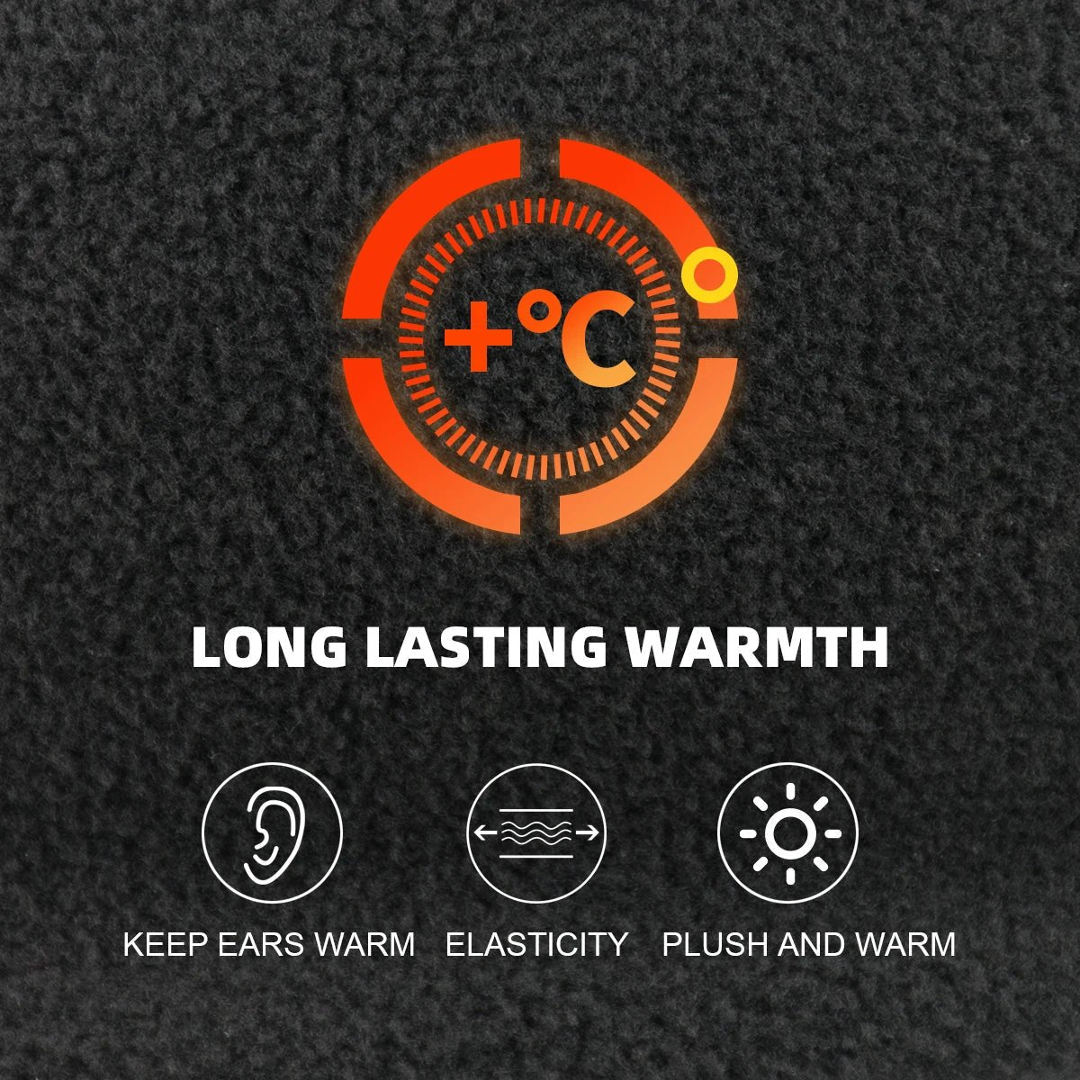 WINTERBAND – Stilvolles, winddichtes Stirnband mit Ohrenwärmer für Outdoor-Sportarten 6