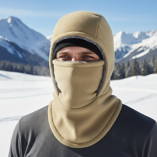 WINTERWRAP – Thermofleece-Sturmhaube für Radfahren und Outdoor-Sportarten bei kaltem Wetter 0
