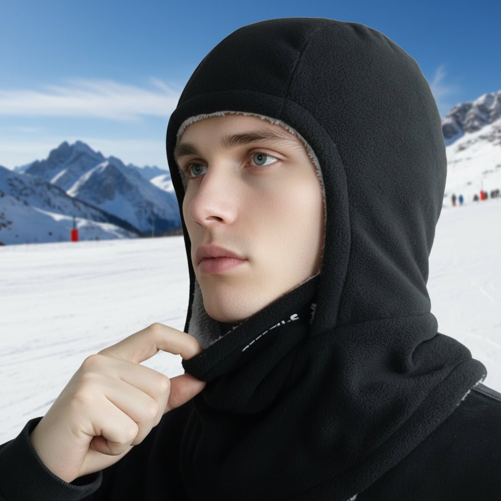 WINTERWRAP – Thermofleece-Sturmhaube für Radfahren und Outdoor-Sportarten bei kaltem Wetter 1