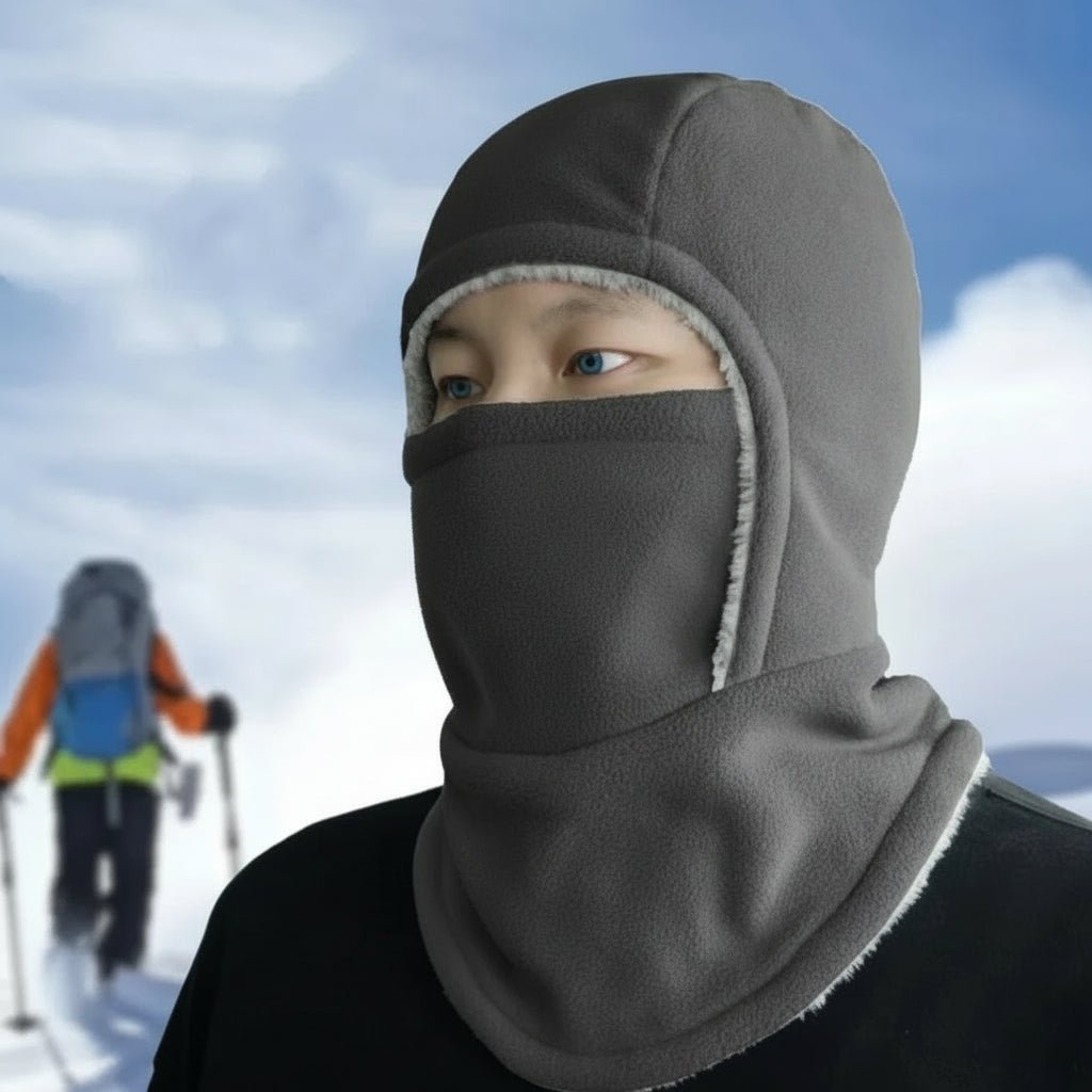 WINTERWRAP – Thermofleece-Sturmhaube für Radfahren und Outdoor-Sportarten bei kaltem Wetter 3