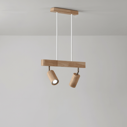 WOODARC – Elegante, verstellbare LED-Deckenleuchte aus Massivholz für moderne, minimalistische Räume 10