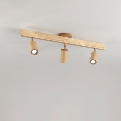 WOODARC – Elegante, verstellbare LED-Deckenleuchte aus Massivholz für moderne, minimalistische Räume 11