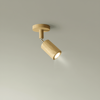 WOODARC – Elegante, verstellbare LED-Deckenleuchte aus Massivholz für moderne, minimalistische Räume 2