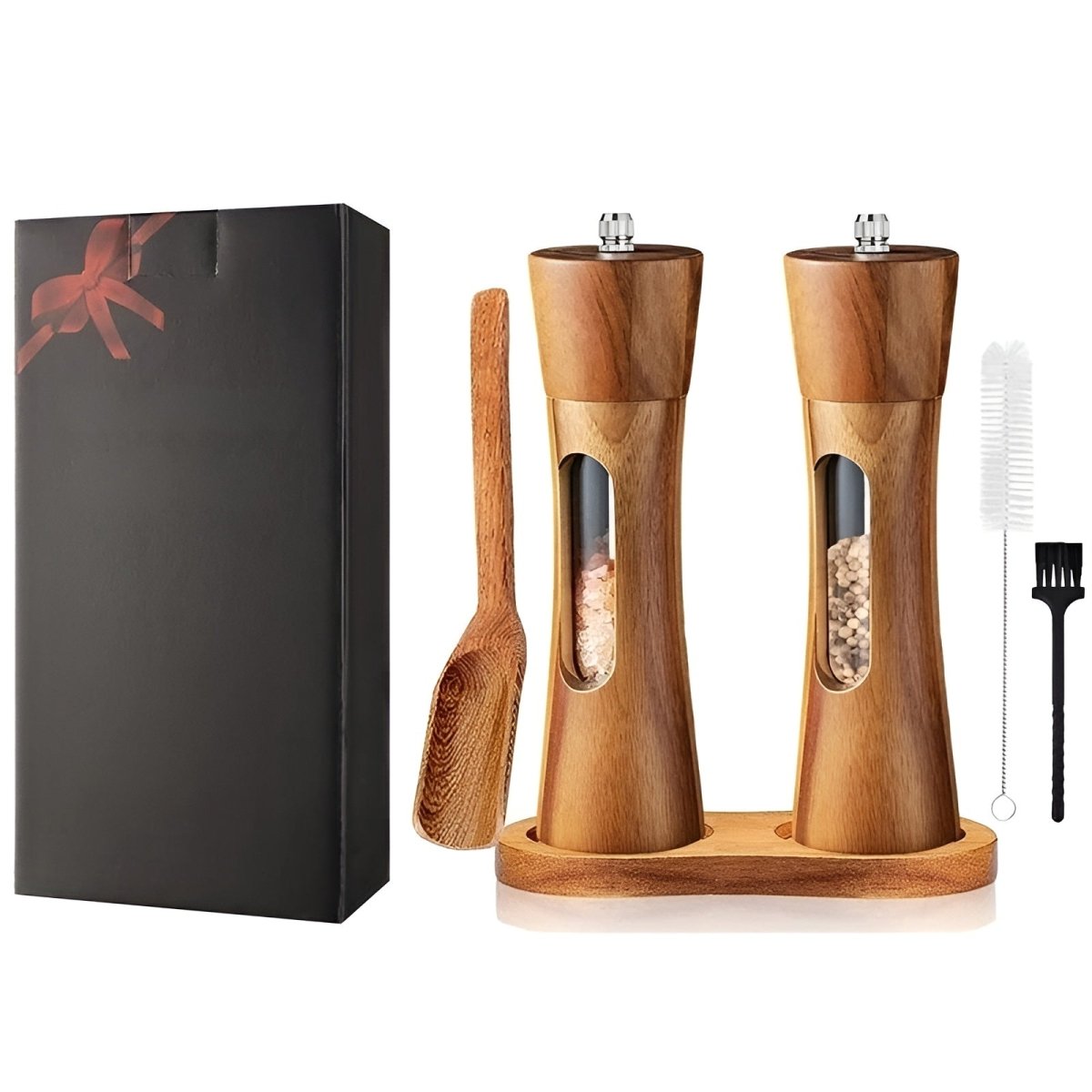 WOODGRIND – Elegante Salz- und Pfeffermühlen aus Holz für präzises Würzen 3