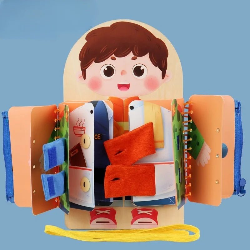 WOODIFRAME – Montessori-Aktivitätsbrett mit mehreren Ebenen für interaktives Spielen und Kompetenzentwicklung 6