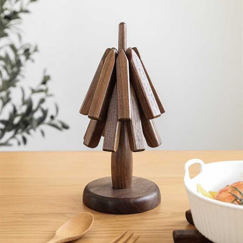 WOODLIA – Elegante Walnuss-Tischsets für modernes und stilvolles Essen 3