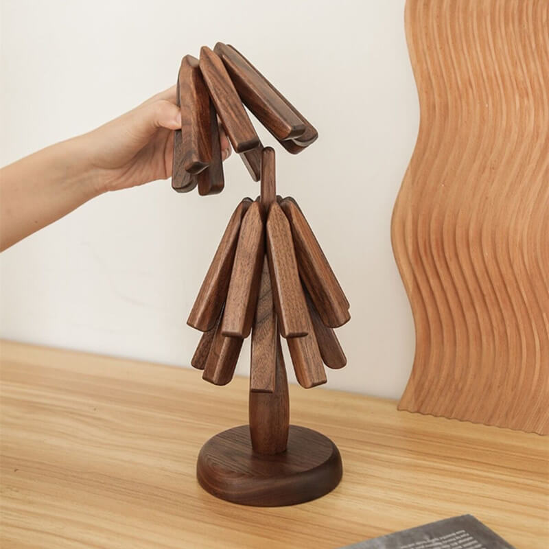 WOODLIA – Elegante Walnuss-Tischsets für modernes und stilvolles Essen 9