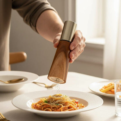 WOODSPICE – Salzstreuer & Pfeffermühle Duo-Set aus Holz 5