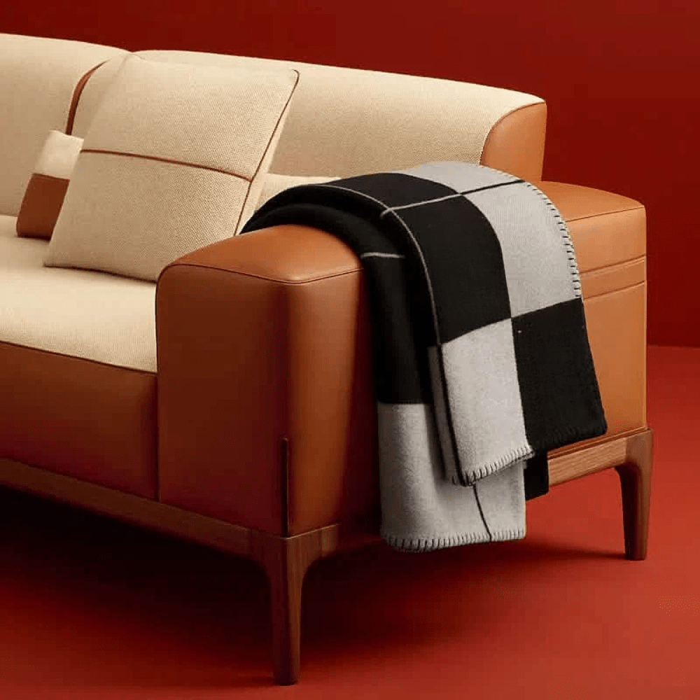 WOOLHAVEN – Elegante Wolldecke für gemütliche Wohnräume und sanften Komfort 3