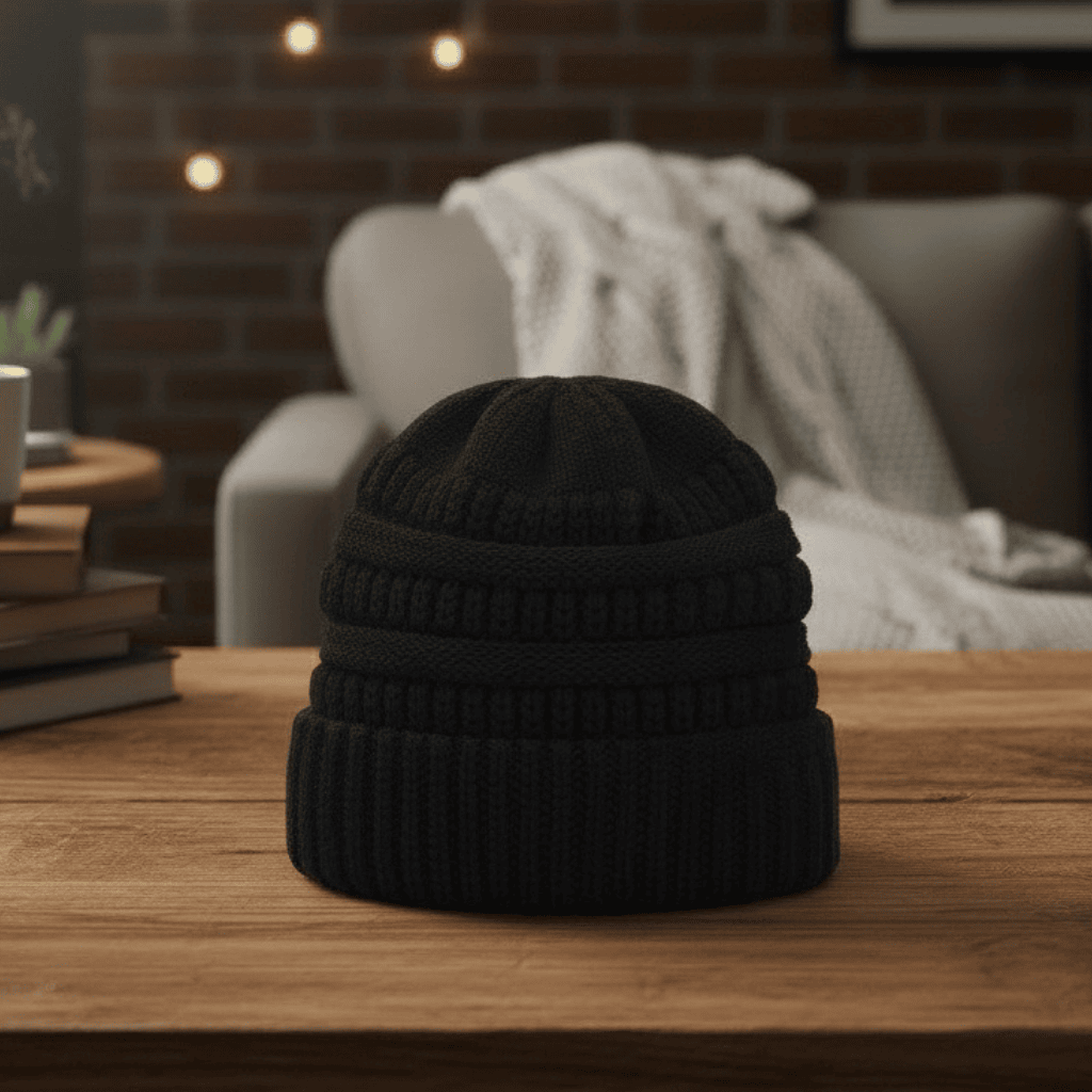 WOOLSLANT – Lässige Wintermütze aus gehäkelter Wolle für Damen, ideal für Outdoor-Aktivitäten 0