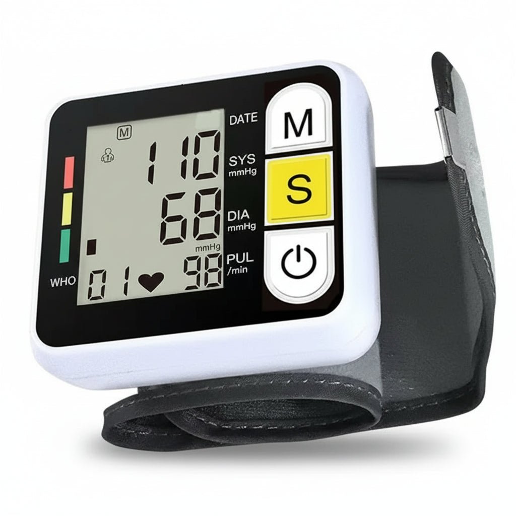 WRISTCHECK – Digitales Blutdruckmessgerät für das Handgelenk mit Ein-Knopf-Bedienung 7