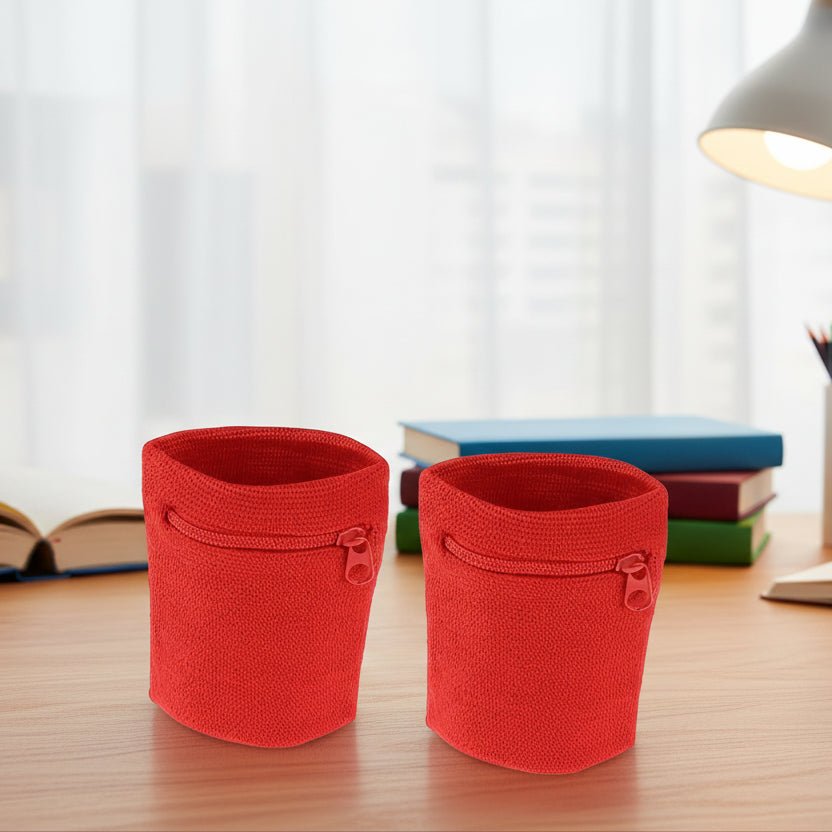 WRISTSAFE – Armbänder mit Reißverschluss und versteckter Tasche für aktive Workouts 0