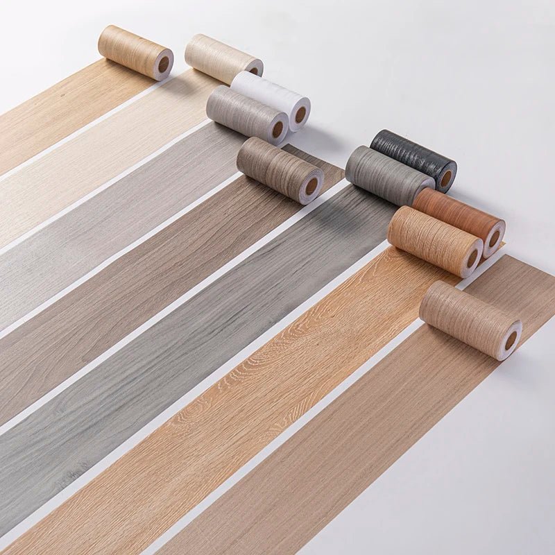 WOODSTRIPE – Verdickter PVC Wandaufkleber in Holzmaserung
