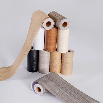 WOODSTRIPE – Verdickter PVC Wandaufkleber in Holzmaserung
