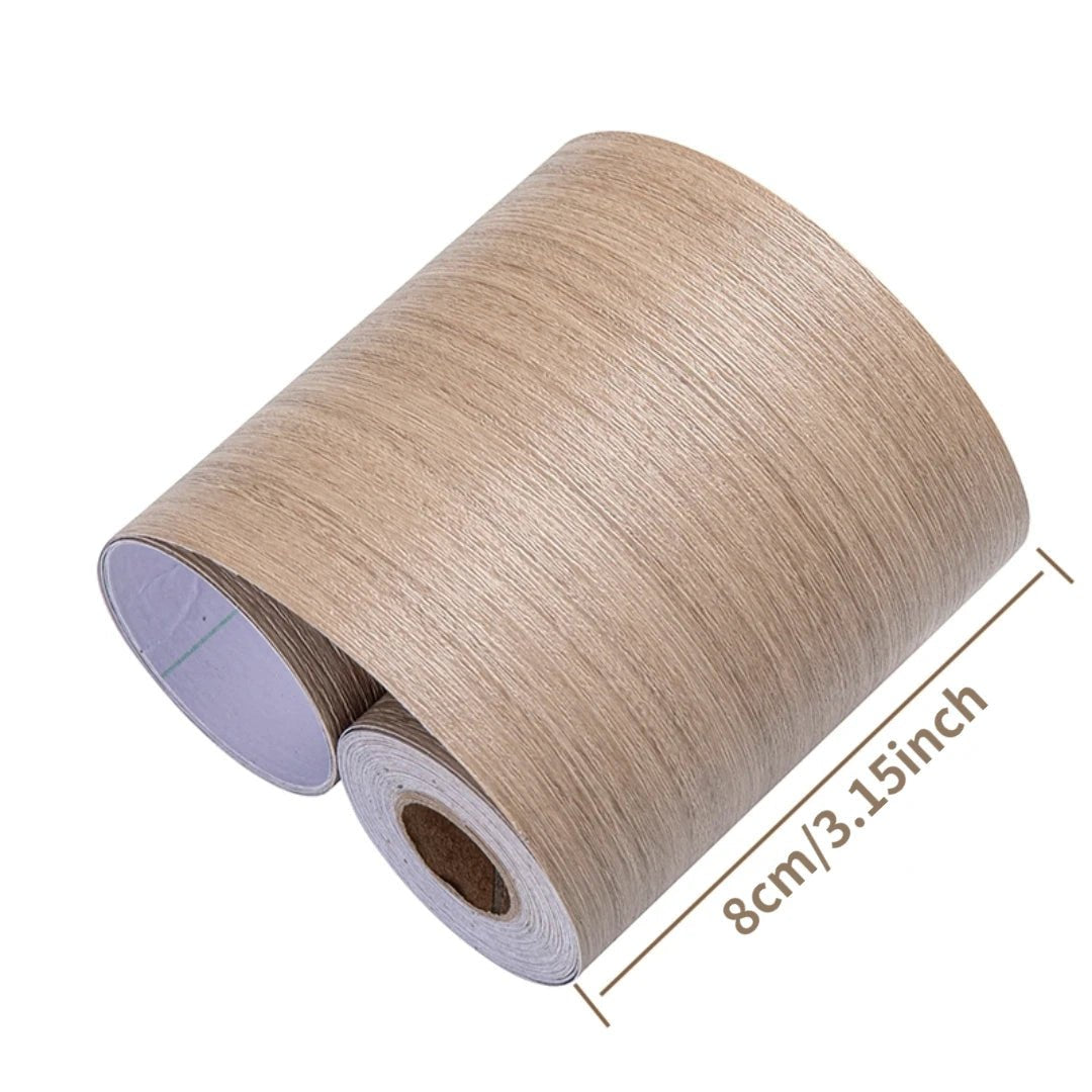 WOODSTRIPE – Verdickter PVC Wandaufkleber in Holzmaserung