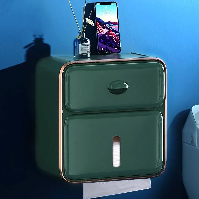 Wandhalterung Für Toilettenpapier - Wasserdicht, Platzsparend, Modernes Design 1