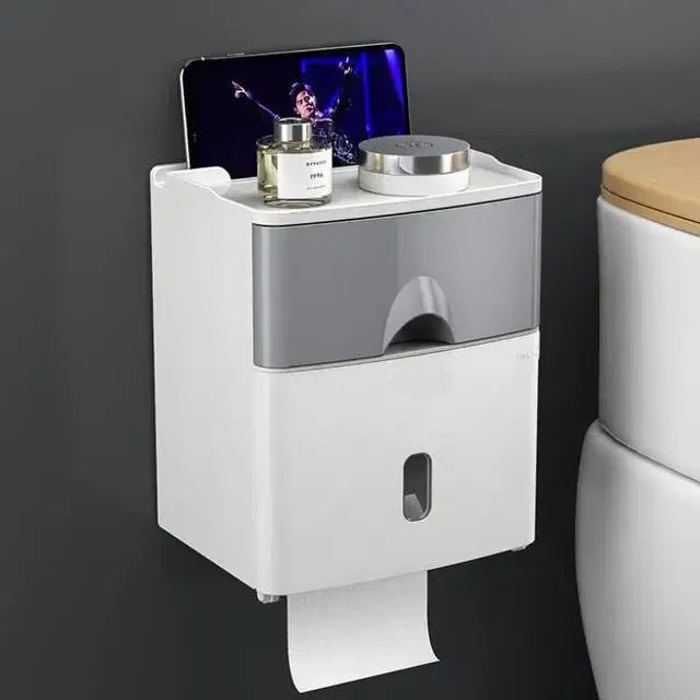 Wandhalterung Für Toilettenpapier - Wasserdicht, Platzsparend, Modernes Design 10